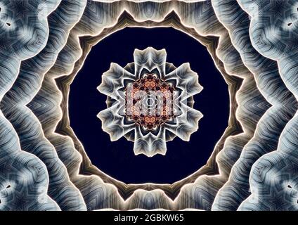 Design Mandala contemporaneo. Foto Stock