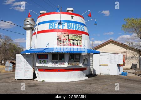 Geografia / viaggio, Stati Uniti, Texas, Amarillo, hamburger di manzo, AMARILLO, TEXAS, INFORMAZIONI-AGGIUNTIVE-DI-AUTORIZZAZIONE-DIRITTI-NON-DISPONIBILI Foto Stock