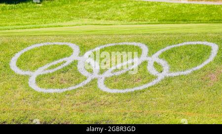 Tokyo, Kanto, Giappone. 4 agosto 2021. Finlandia - golf femminile (Credit Image: © Scott Mc Kiernan/ZUMA Press Wire) Foto Stock