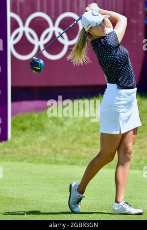 4 agosto 2021, Tokyo, Kanto, Giappone: Finlandia golf femminile (Credit Image: © Scott Mc Kiernan/ZUMA Press Wire) Foto Stock