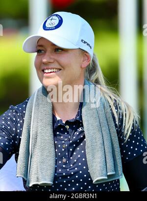 4 agosto 2021, Tokyo, Kanto, Giappone: Finlandia golf femminile (Credit Image: © Scott Mc Kiernan/ZUMA Press Wire) Foto Stock