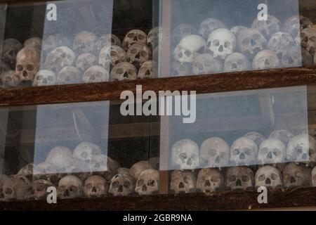 Campi di sterminio, Cambogia, Pol Pot, Khmer Rossi Foto Stock