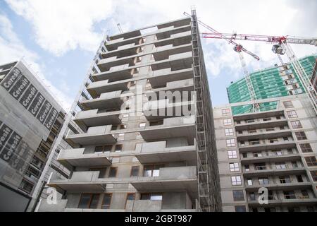 Plurifamiliari residenziali Bliska Wola a Varsavia, Polonia. 21 Maggio 2021 © Wojciech Strozyk / Alamy Stock Photo Foto Stock