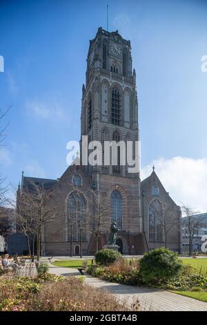 Grote di Laurenskerk, chiesa di San Lorenzo, Rotterdam, Paesi Bassi Foto Stock