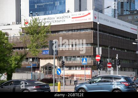 La sede del partito di diritto e di giustizia, il partito al governo in Polonia. Nowogrodzka Street, Varsavia, Polonia. 21 Maggio 2021 © Wojciech Strozyk / Alamy Stock Phot Foto Stock