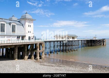 Penarth Pier Penarth vale di Glamorgan Galles del Sud GB UK Europa Foto Stock