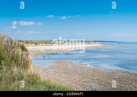 Pointe de Chassiron sull'isola di Oléron in Francia Foto Stock