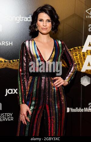 Sydney, Australia, 28 aprile 2021. Imogen Clarke arriva al 2021 APRA Music Awards il 28 aprile 2021 presso l'International Convention Center di Sydney, Australia. Credit: Amy Halpin/Speed Media/Alamy Live News Foto Stock