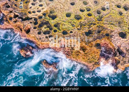 Bella grotta con roccia nella provincia di Ninh Thuan nel sud del Vietnam Foto Stock