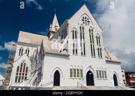 Cattedrale di San Giorgio a Georgetown, capitale della Guyana Foto Stock