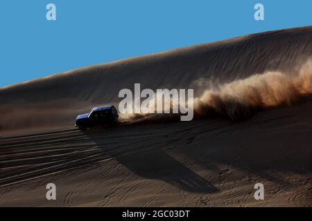 Safari nel deserto alla spiaggia di sealine mesaieed - QATAR Foto Stock