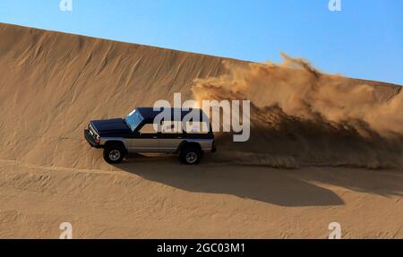 Safari nel deserto alla spiaggia di sealine mesaieed - QATAR Foto Stock