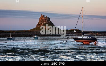 Da Heugh, Holy Island, Northumberland Foto Stock