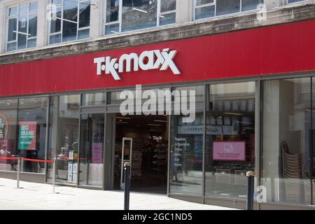 Il negozio T K Maxx a Gloucester nel Regno Unito Foto Stock