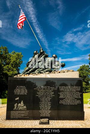 Nazionale di Iwo Jima Memorial   Newington, Connecticut, Stati Uniti d'America Foto Stock