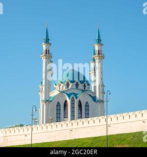 Il Kul Sharif moschea è una delle più grandi moschee in Russia. Il Kul Sharif moschea si trova nella città di Kazan in Russia. Foto Stock