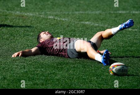 Morne Steyn del Sud Africa durante una sessione di allenamento al Cape Town Stadium, Sudafrica. Data immagine: Venerdì 6 agosto 2021. Foto Stock