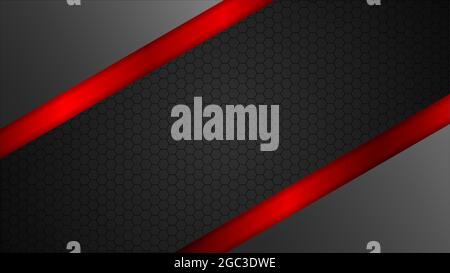 EPS10 sfondo astratto costituito da esagoni con luci e ombre realistiche. Elemento di design perfetto per qualsiasi utilizzo. Illustrazione Vettoriale