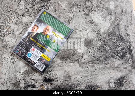 DVD in scatola della serie tv Breaking Bad's terza stagione Foto Stock