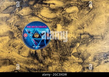 DVD del film di horror psicologico del 2016 "The Neon Demon". Foto Stock