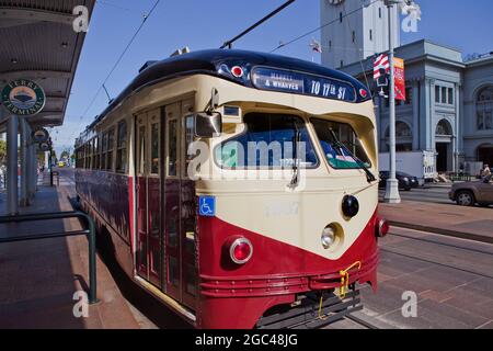 Auto d'epoca a San Francisco, California Foto Stock