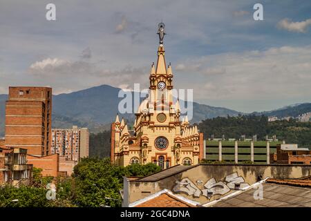 Chiesa di Gesù Nazareno a Medellin, Colombia Foto Stock