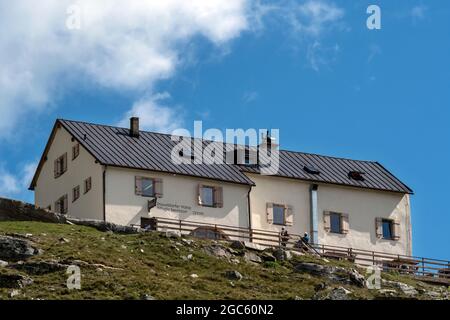 Rifugio Serristori, Alto Adige, Italia Foto Stock