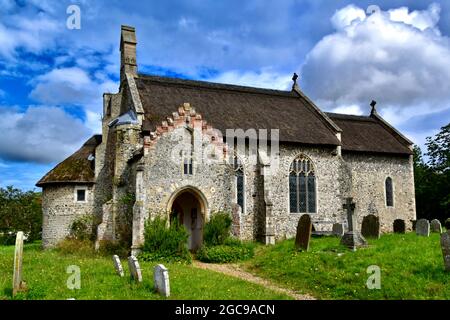 Chiesa di San Lorenzo Ingworth Foto Stock