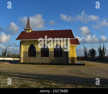 Molto tranquilla al mattino presto alla Cappella Alto Vista. Foto Stock