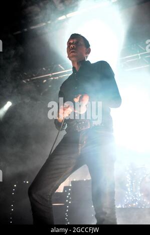 Shed Seven si esibisce alla Sheffield Academy 02 , Sheffield Foto Stock