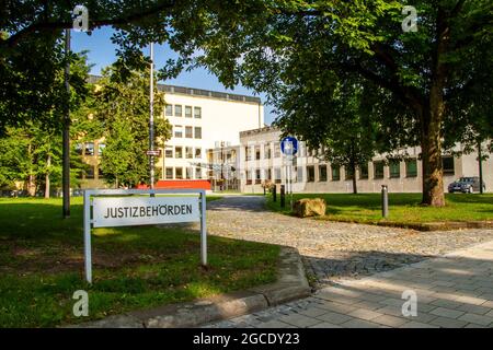 Coburg, Germania, 17 luglio 2021. Germania, Coburg District Court Foto Stock