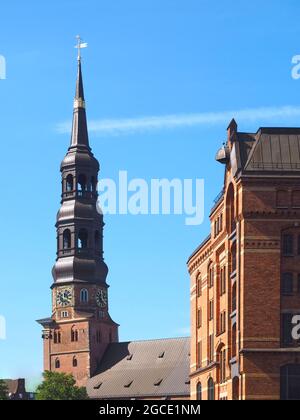 Chiesa di San Katherinen ad Amburgo in Germania Foto Stock
