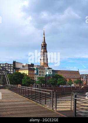 Chiesa di San Katherinen ad Amburgo in Germania Foto Stock