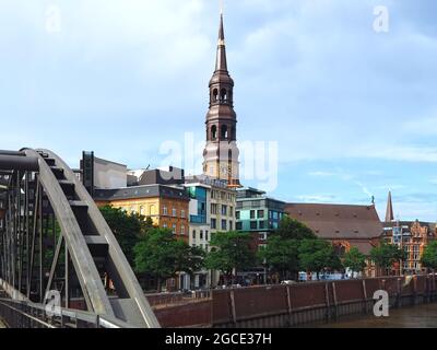Chiesa di San Katherinen ad Amburgo in Germania Foto Stock