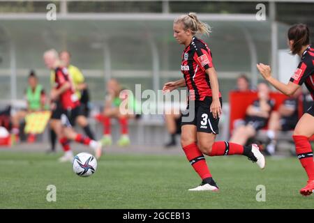 Leverkusen, Germania, 07/08/2021, Test match women, Bayer 04 Leverkusen - PEC Zwolle, Melissa Friedrich (B04) Foto Stock