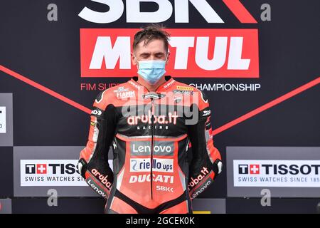 Autodrom Most, Most, Repubblica Ceca, 08 ago 2021, Scott Redding 1° durante la Repubblica Ceca - FIM Superbike World Championship 2021 - gara 2, World Superbike - SBK - Foto otto Moretti / LM Foto Stock