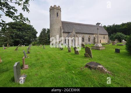 St Peter & St Paul Church, Mautby, Norfolk, Inghilterra, Regno Unito. Foto Stock