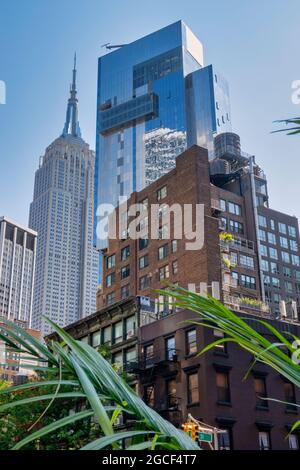 Il Virgin Hotel at 1225 Broadway è un grattacielo a 38 piani a Nomad, NYC, USA Foto Stock