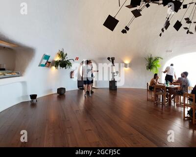 Mirador del rio, Lanzarote, Isole Canarie, Spagna Foto Stock