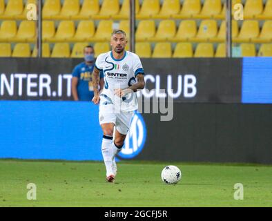 Aleksandar Kolarov (FC Internazionale) durante la partita di calcio pre-stagione tra Parma Calcio e FC Internazionale il 8 agosto 2021 allo stadio Ennio Tardini di Parma - Foto Nderim Kaceli / LM Foto Stock