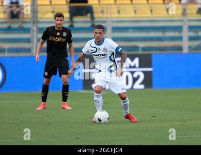 Stefano sensi (FC Internazionale) durante la partita di calcio pre-stagione tra Parma Calcio e FC Internazionale l'8 agosto 2021 allo stadio Ennio Tardini di Parma - Foto Nderim Kaceli / LM Foto Stock