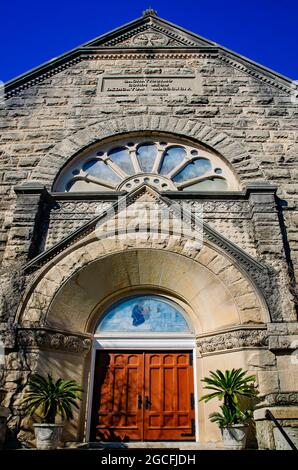 Sacred Heart Chapel si trova sui terreni del Monastero della Visitazione, 21 marzo 2021, a Mobile, Alabama. La cappella cattolica romana è stata costruita nel 1895. Foto Stock