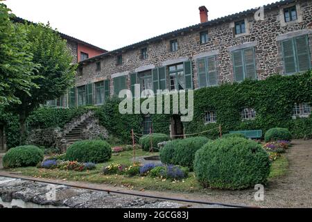 Francia, Haute Loire, Department, Chevaniac, Chateau Chevaniac-Lafayette, Foto Stock