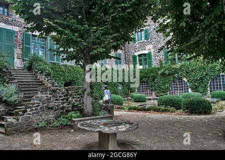 Francia, Haute Loire, Department, Chevaniac, Chateau Chevaniac-Lafayette, Foto Stock