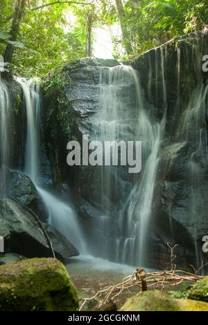 Vision Falls, Lago Eacham, Atherton Tablelands, Australia Foto Stock