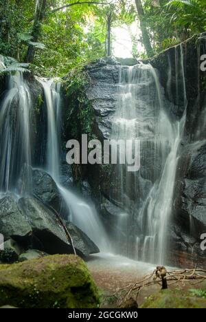 Vision Falls, Lago Eacham, Atherton Tablelands, Australia Foto Stock