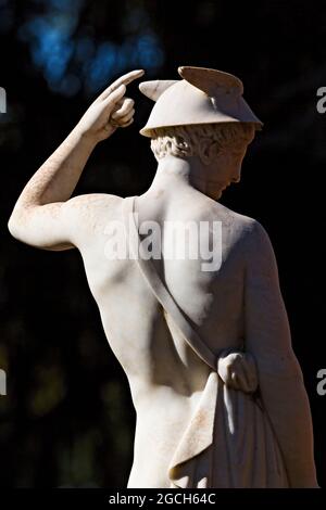 Ballarat Australia / Thomas Stoddart statue di marmo nel Ballarat Botanical Gardens.Ballarat Victoria Australia. Foto Stock