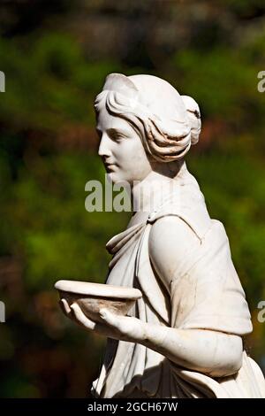 Ballarat Australia / Thomas Stoddart statue di marmo nel Ballarat Botanical Gardens.Ballarat Victoria Australia. Foto Stock