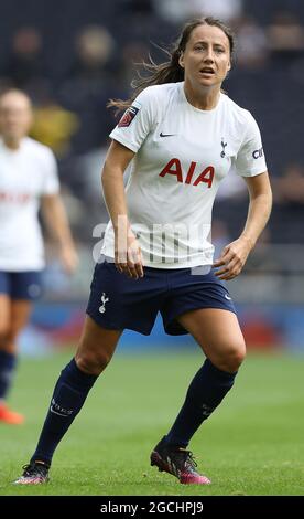 Londra, Inghilterra, 8 agosto 2021. Maeva Clemaron di Tottenhamdurante la partita pre-stagione amichevole al Tottenham Hotspur Stadium, Londra. L'immagine di credito dovrebbe essere: Paul Terry / Sportimage Foto Stock