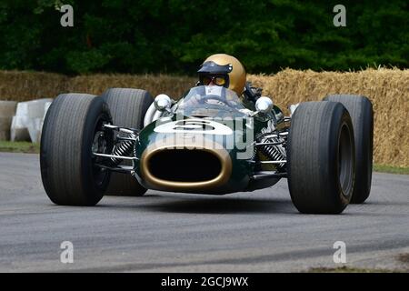 Geoff Underwood, Brabham-Repco BT20, Gran Premi, il Maestros - Motorsport's Great All-Rounders, Goodwood Festival of Speed, Goodwood House, CH Foto Stock